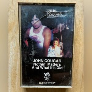 John Cougar Nothin’ Matters And What if it Did 1980 Cassette Tape